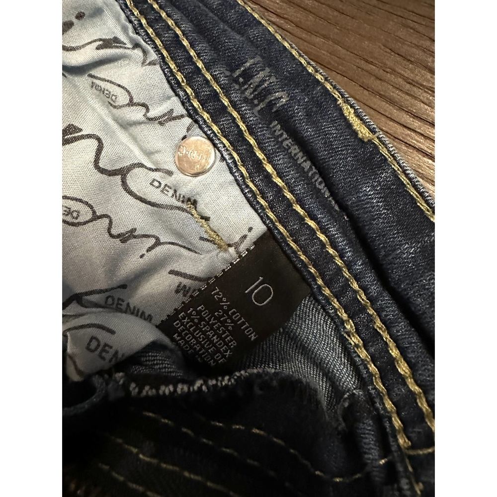 INC International Concepts Denim regular fit 10 jean shorts dark wash NWOT - Picture 7 of 7